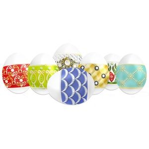 Easter Egg Shrink Wrap Sleeves Polish Pisanki Owijki Pisanky kids craft ukranian